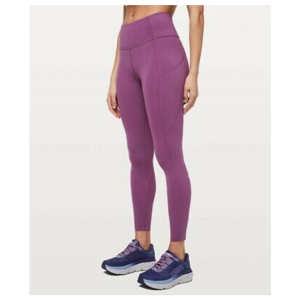 Lululemon Fast & Free 7/8 Tight II *Non-Reflective Nulux 25"